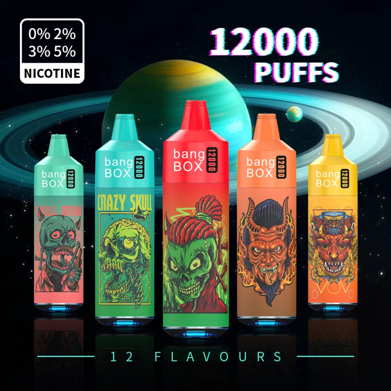 Bang Box Puffs 4N8XZ37 vienkartiniai | Bang Box 12000 pūtimų rgb lemputė