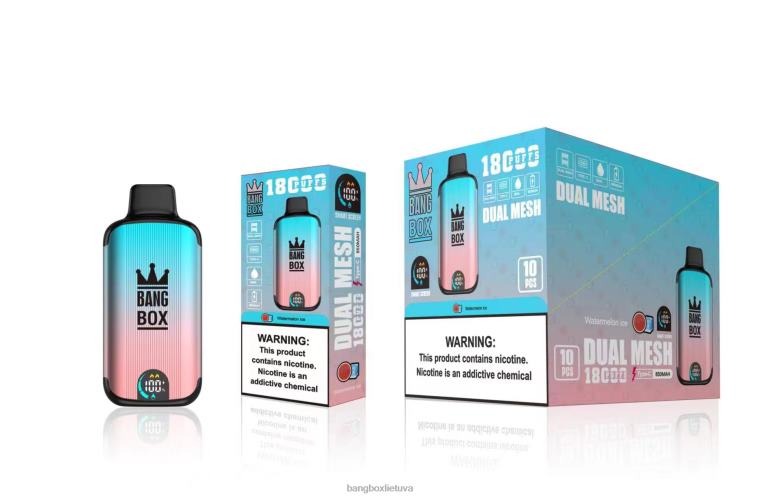 Bang Box Lietuva 4N8XZ96 arbūzų ledas | Bang Box 18000 išpūtimų
