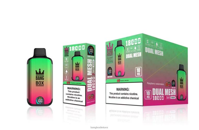 Bang Box Puffs 4N8XZ97 avietinis arbūzas | Bang Box 18000 išpūtimų