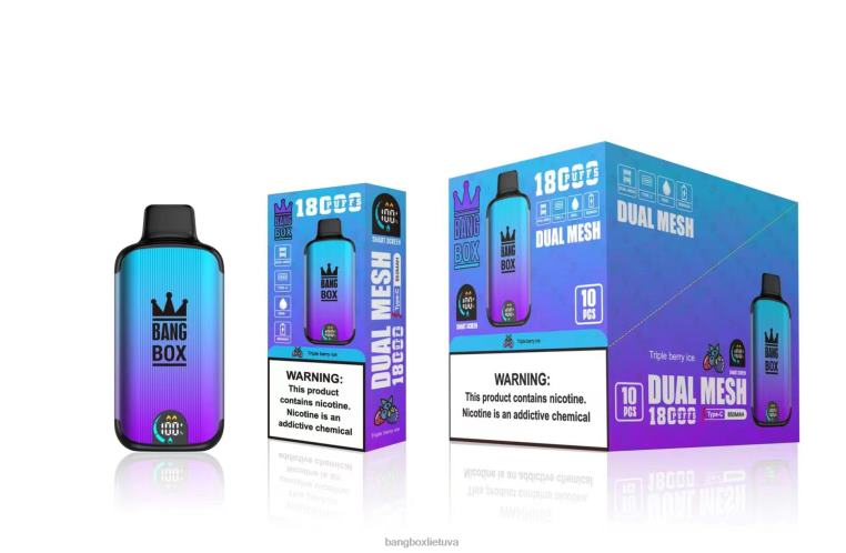 Bang Box Vape Price 4N8XZ95 trigubo uogų ledo | Bang Box 18000 išpūtimų