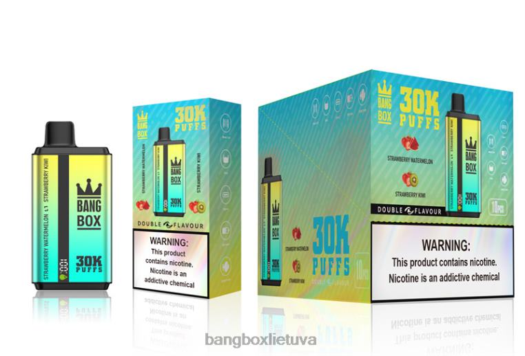Bang Box Price 4N8XZ64 braškinis arbūzas ir braškinis kivi | Bang Box 30 000 dvigubų skonių