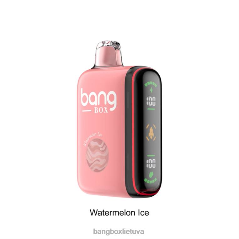 Bang Box Price 4N8XZ34 arbūzų ledas | Bang Box 9000-18000 pūtimų išmanusis galios ekranas