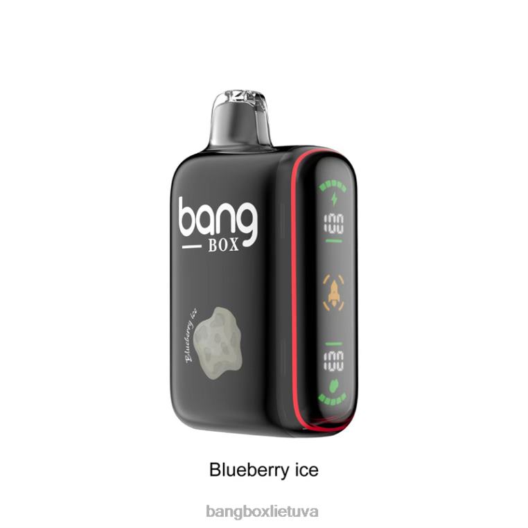 Bang Box Puffs 4N8XZ32 mėlynių ledų | Bang Box 9000-18000 pūtimų išmanusis galios ekranas