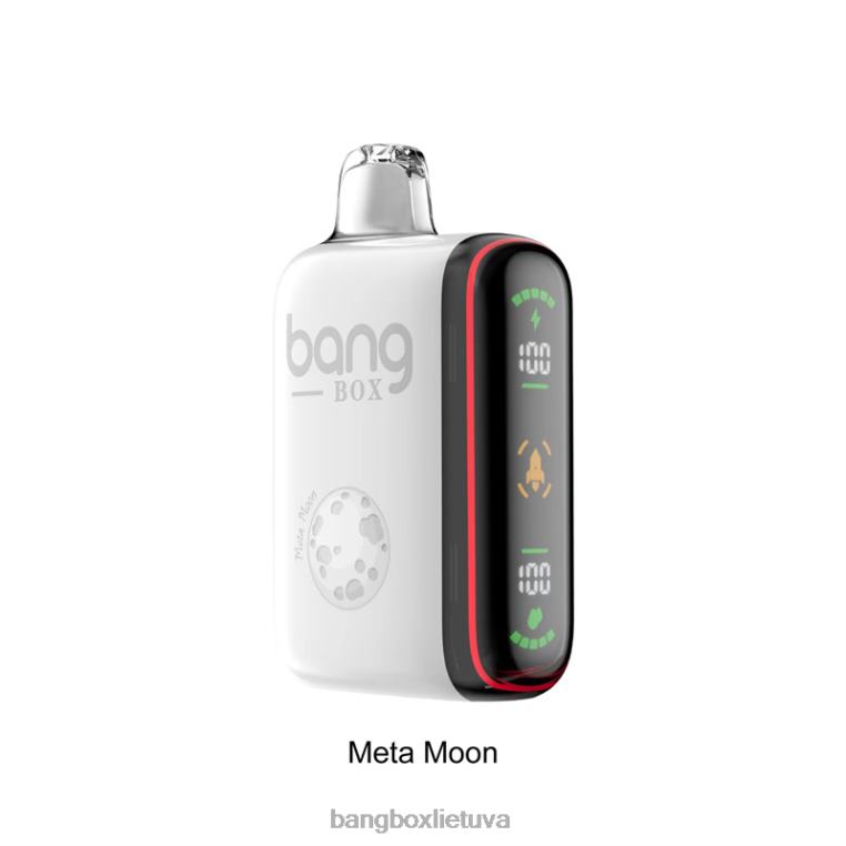Vape Bang Box 4N8XZ33 meta mėnulis | Bang Box 9000-18000 pūtimų išmanusis galios ekranas