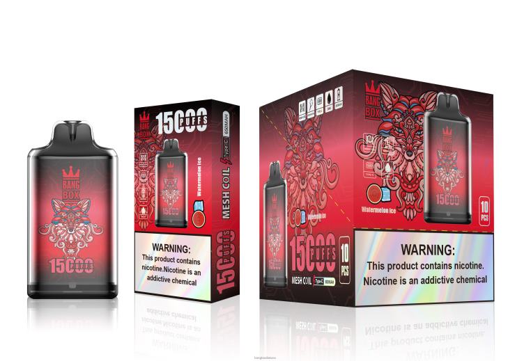 Bang Box Lietuva 4N8XZ106 arbūzų ledas | Bang Box s1-15000 išpūtimų