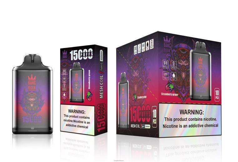 Bang Box Lietuva 4N8XZ111 braškių vynuogių | Bang Box s1-15000 išpūtimų