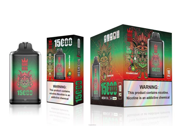 Bang Box Vape Price 4N8XZ100 braškių kivi | Bang Box s1-15000 išpūtimų