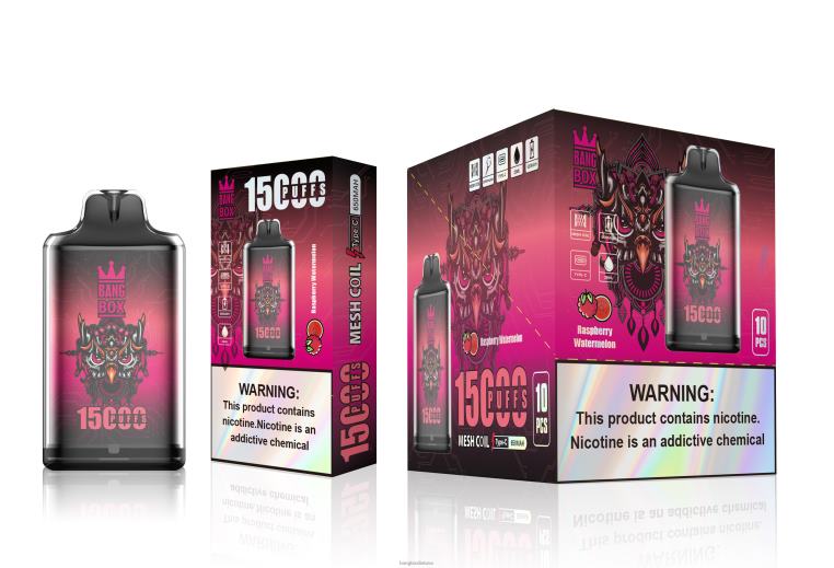 Bang Box Vape Price 4N8XZ105 avietinis arbūzas | Bang Box s1-15000 išpūtimų